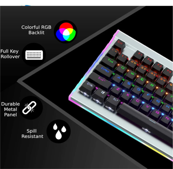 HP WIRED MECHANICAL GAMING KEYBOARD | MODEL: GK-520 - Image 4