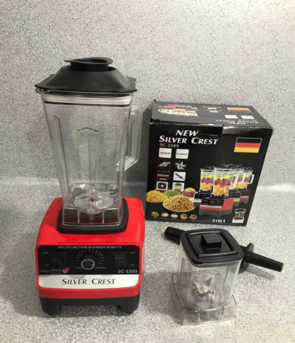 SILVER CREST HEAVY DUTY BLENDER | MODEL: SC-1589 | 100% GENUINE