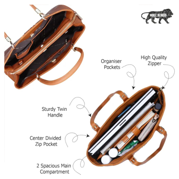STYLISH HANDBAG | 100% GENUINE LEATHER - Image 2