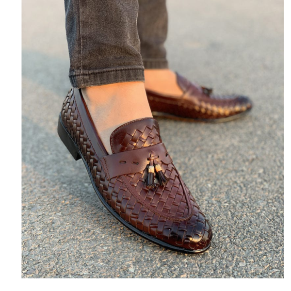 CLASSIC WOVEN TEXTURED SHOES | BEST QUALITY - Image 4