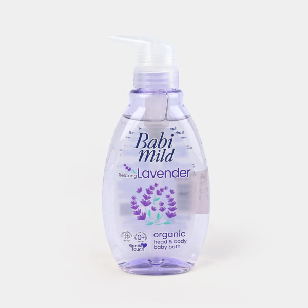 BABI MILD HEAD & BODY BABY BATH | WHITE SAKURA, BIOGANIK, PREBIOTIC & LAVENDER | 380ML - Image 6