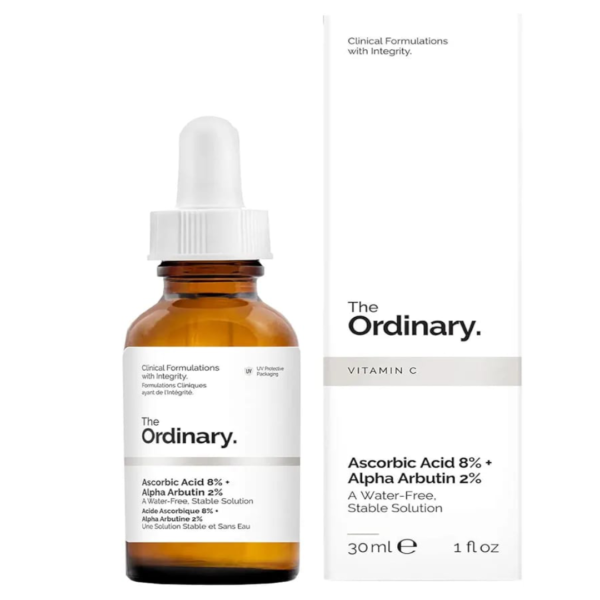 THE ORDINARY. SERUM (ASCORBIC ACID 8% + ALPHA ARBUTIN 2% VITAMIN C) | 30 ML | 100% ORIGINAL