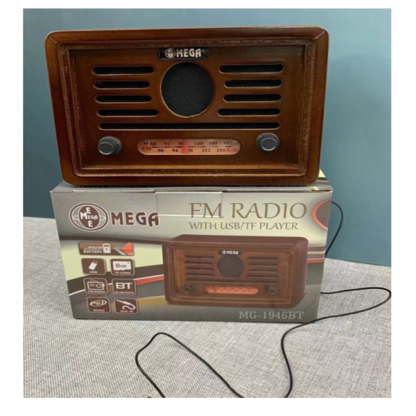 MEGA ANTIQUE FM RADIO USB&TF PLAYER | PREMIUM QUALITY - Image 2