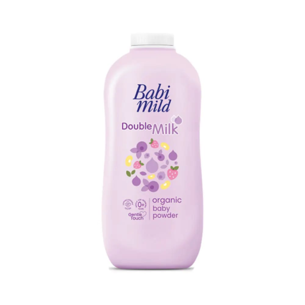 BABI MILD BABY POWDER | SWEETY PINK, DOUBLE MILK & ORGANIC BABY POWDER | 350 GRM - Image 3