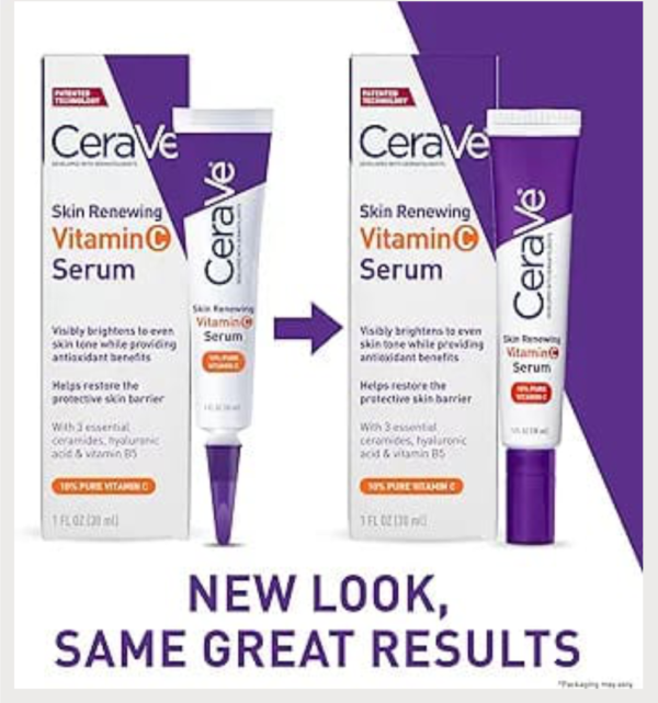 CERAVE SKIN RENEWING VITAMIN C SERUM | 30ML | 100% ORIGINAL - Image 4
