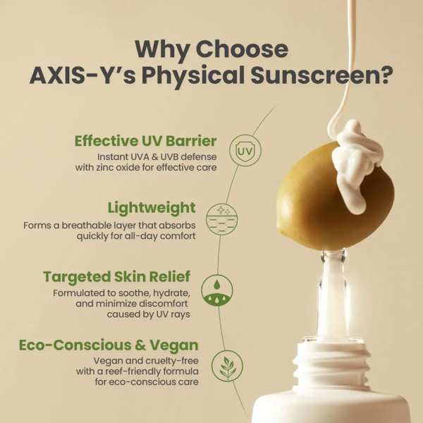 AXIY-Y COMPLETE NO-STRESS PHYSICAL SUNSCREEN SPF 50+ PA+ | 50ML | 100% ORIGINAL - Image 5