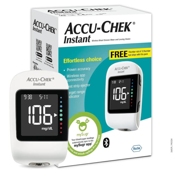 ACCU-CHEK INSTANT BLOOD GLUCOMETER | PREMIUM QUALITY