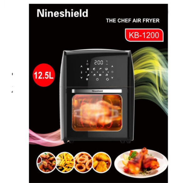 NINESHIELD THE CHEF AIR FRYER | MODEL: KB-1200 | HEAVY DUTY | IMPORT FROM JAPAN - Image 7
