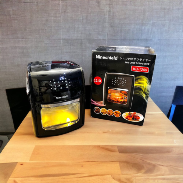 NINESHIELD THE CHEF AIR FRYER | MODEL: KB-1200 | HEAVY DUTY | IMPORT FROM JAPAN - Image 8