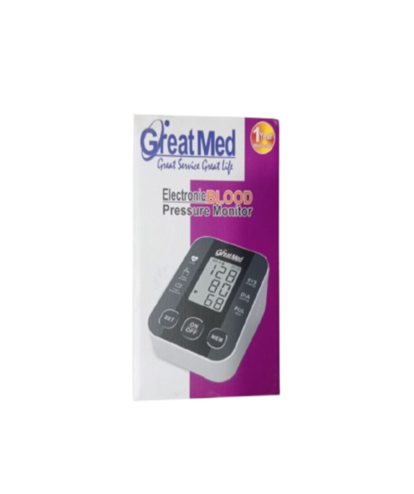 GREATMED DIGITAL BLOOD PRESSURE MONITOR | HIGH QUALITY - Image 2