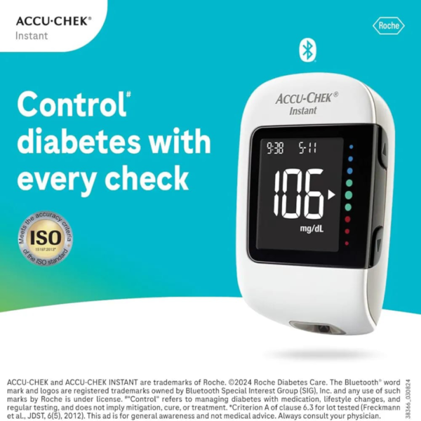 ACCU-CHEK INSTANT BLOOD GLUCOMETER | PREMIUM QUALITY - Image 3