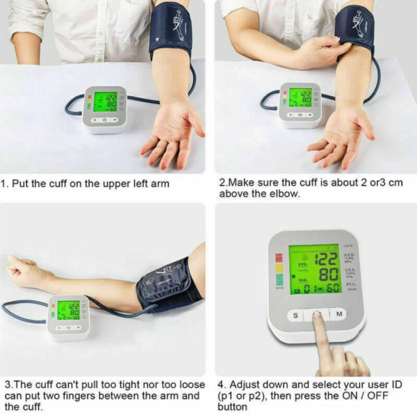 GREATMED DIGITAL BLOOD PRESSURE MONITOR | HIGH QUALITY - Image 6