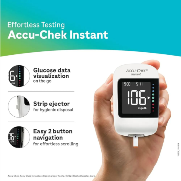 ACCU-CHEK INSTANT BLOOD GLUCOMETER | PREMIUM QUALITY - Image 6